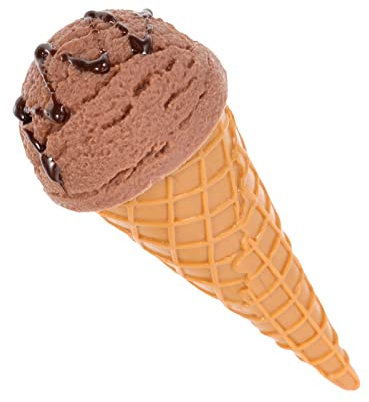 Zerodeko Crème Glacée Simulée, Faux Jouets De Cornet De Glace, Modèles De Cônes en PVC pour Accessoires Photo D'exposition De Magasin D'armoires