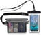 2 en 1 Kit Étanche Sac avec Pochette Étanche Téléphone, IPX8 Smartphone Imperméable Sac Banane, Universel Etui Pochette Imperméable à Ceinture pour Natation Camping Nautique Kayak Pêche