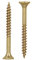 HELPMATE - Tornillos universales para madera, cabeza avellanada de 4,0 x 40 mm, paquete de 450, acero pasivado amarillo, accionamiento en T, punta cónica, parcialmente roscado, uso interior y exterior