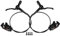 Rikmody MTB Hydraulic Disc Brakes Set,Front 800mm Rear 1400mm Bicycle Hydraulic Brake Kit,Aluminum Alloy Mountain Bike Hydraulic Disc Brake Levers with Universal IS/PM Adapter for MTB Bilateral Brake
