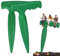 Milifox 2pcs Piantatore di Bulbi - Giardino Dibber con Scala di Misurazione per una Piantagione Precisa,Ideale per la Piantabulbi di Verdure e Fiori (Verde)