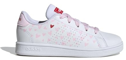 adidas Sneaker Advantage Shoes Kids, Ftwwht/Clpink/Betsca, IE0242, 38 2/3 EU