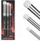 HOTUT Pinceaux à Sec, Lot de 3 Pinceaux Secs pour Peinture Miniature, en Laine et en Nylon Synthétique, Professionnels Drybrush pour Miniature Huile Aquarelle Acrylique Modélisme