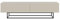 Selsey TV Schrank Board Sideboard Fernsehtisch Fernsehschrank 175 cm Schwarze Beine Gefräste Front Graubeige Veldio