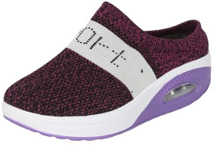 WKAYsIV Stivaletti Impermeabili Donna Stivali con Zeppa Interna Estivi Tacco 5 Cm 39 17.99