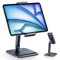 CreaDream Support de tablette, support de tablette en aluminium lourd pour bureau avec support pivotant à 360°, compatible avec iPad Pro/Air/Mini, Galaxy Tab, Surface Pro, Kindle Fire de 4,7 à 33 cm,