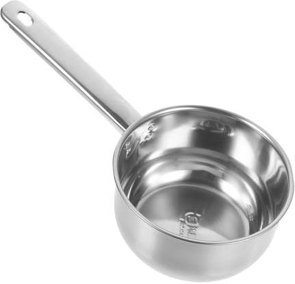 HOLIDYOYO Edelstahl Wasserschöpfer Schöpfkelle 16cm Kurzer Griff Küchenlöffel Für Haushalt Und Gastronomie