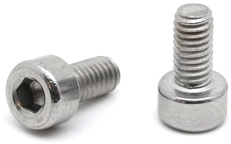 20x Vis CHC M4 x 8mm inox - Vis BTR en Acier Inoxydable A2 Six pans Creux Tête Cylindrique - DIN 912 tête ronde pour rondelle et écrou
