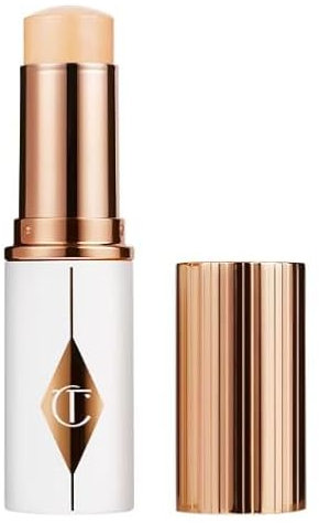 Charlotte Tilbury ORIGINAL Unreal Skin Sheer Glow Tint Feuchtigkeitsspendende Foundation Stick | 9 Gramm | by Bella (3 FAIR, 9 g (1 Pack)