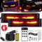2er Led Augen für Lkw Auto(12 * 60cm), Devil Eyes Light for Cars, LED Anzeige Dynamische Programmierbar mit APP-Steuerung und Fernbedienung