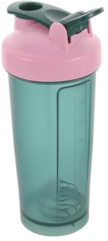 MOTHNUR Protein Shaker Flasche Für Fitness Tragbare Trinkflasche Mit Drahtquirl Für Proteinmix Und Pre-workout Auslaufsicher Leicht Zu Reinigen Für Fitnessstudio Grüne Farbe