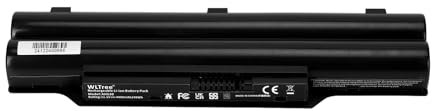WLTree FPCBP250 FMVNBP189 FMVNBP194 Batteria per Fujitsu Siemens LifeBook A530 A531 AH42/E AH530 AH530/3A AH531 LH52/C LH520 LH530 LH701 LH701A PH521 Series Fujitsu FMVNBP186 CP477891-01 Battery