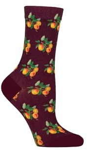 SockShop RHS Royal Horticultural Society Women's Socks - Fruit, Floral & Botanical Patterned Socks, Bright & Colourful, Gift for Gardeners, 1 Pair Size 4-8