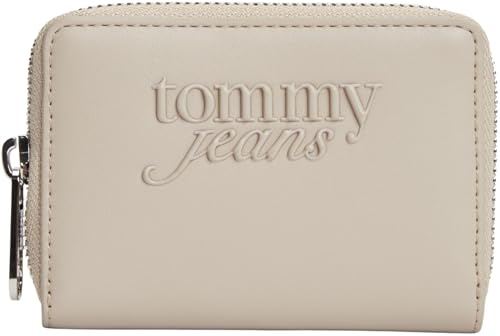 Tommy Jeans Damen Geldbörse Must Small mit Branding, Beige (Stone), Einheitsgröße