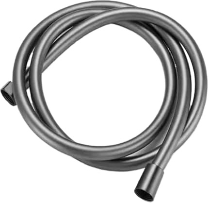 1pc 1.5/2/3/4M PVC Hochdruck Dusche Schlauch Flexible Rohr for Bad Kopf Silber Zubehör(Grey,400cm)