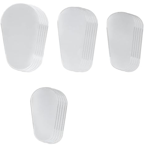 20PCS Clear Makeup Brush Covers, 4 Sizes Dustproof Waterproof Cosmetic Brush Protector Sleeves, Reusable Brush Guards Caps for Daily Storage, Travel Transparent Brush Shields