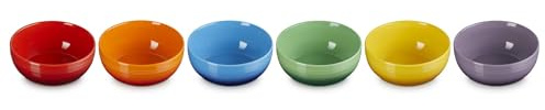 LE CREUSET Stoneware Coupe Set of 6 Cereal Bowls