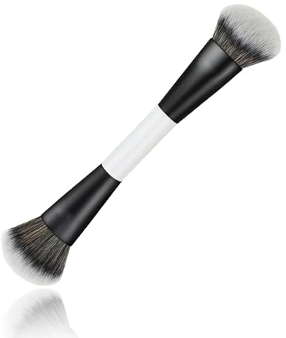 MOLIMOLI Bronzer Pinsel & Contour Pinsel, Doppelseitiger Make Up für präzises Konturieren und Verblenden, Veganer Schminkpinsel mit Synthetikborsten e.l.f. Camo Liquid