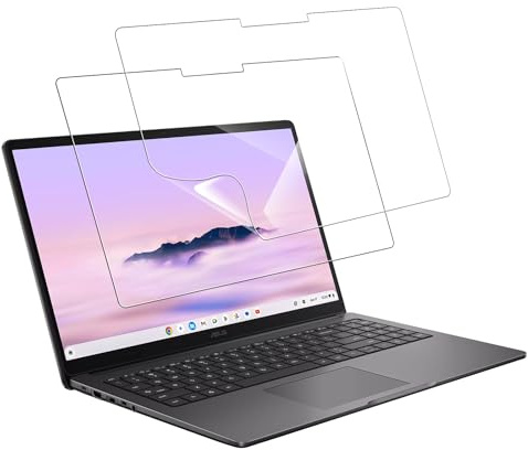 KZIOACSH 2 Pack Screen Protector for ASUS Chromebook Plus 14 Inch, Ultra-thin HD Clear Anti-Scratch Touch Sensitive Waterproof Self-Healing Soft TPU Screen Guard Film for ASUS Chromebook Plus