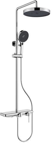 Bathroom Shower System Set 3-Way Rainfall Shower Set(Chrome Shower Set)
