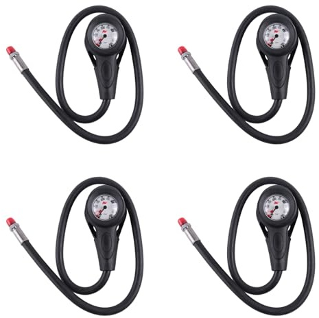 Jushenpoer 4X Profondimetro per Immersioni Subacquee 300 Bar Aria Subacquea Manometro Leggero Attrezzatura per Subacqueo Accessorio per Immersioni