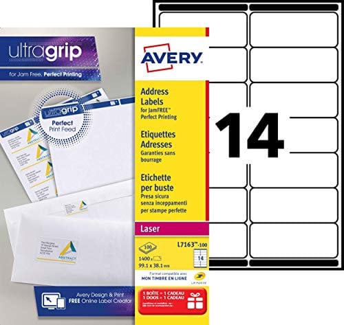 Avery L7163-100 Adress-Etiketten schnellablösend