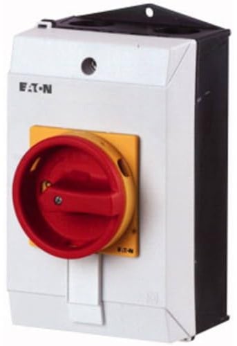 Eaton 207314 Main Switch, 3-Phase, 32 A, Emergency Off Function, Lockable in 0 Position, Assembly