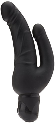 Waterproof Power Stud Over & Under Vibrator, schwarz
