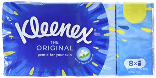 Kleenex Original Pocket Pack Tissue (Pack of 4, Total 32)