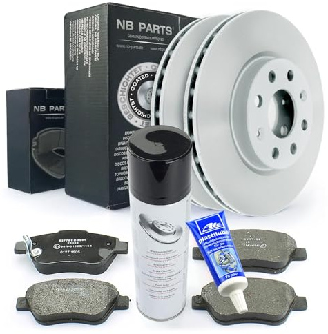 NB PARTS Bremsscheiben 257 mm belüftet Bremsbeläge vorne passend für Opel Adam M13 Corsa D S07