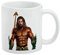 Aquaman Movie Jason Mamoa Tasse mit Kostüm, Weiß