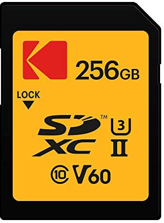KODAK SD 256GB UHS-II U3 V60 Ultra Pro