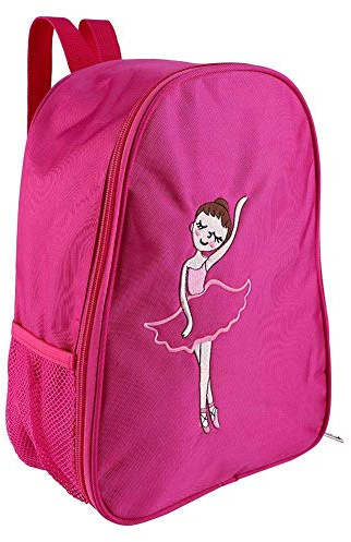 VGEBY Mädchen Ballett Kinder Ballett Tanz Bestickter Rucksack Tanztasche Leinwand Kinder Schulter Sporttasche