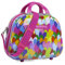 AGATHA RUIZ DE LA PRADA - Große Kosmetikkoffer aus starrem Polykarbonat mit Herzdruck. Spiegel-Toilettentasche. Mehrere Fächer. Passendes Gepäck. Qualitätsdesign und Marke 131135, Color Fuchsia