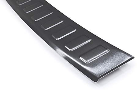 tuning-art L399 Edelstahl Ladekantenschutz passend für Honda CR-V 5 2018-07/2023, Farbe:Anthrazit