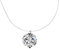Vissen Collier Invisible Femme en 8 mm Zircone cubique Colliers Femmes argent 925 40cm Fil de nylon Transparent…