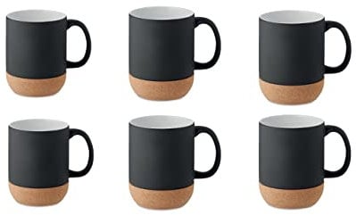 Cappuccino Tassen Set 6 x 300ml Milchkaffeetassen für Kaffee und Cappuccino