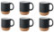 Cappuccino Tassen Set 6 x 300ml Milchkaffeetassen für Kaffee und Cappuccino