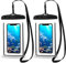 Molain wasserdichte Hülle 2er Pack Universelle wasserdichte Handytasche wasserdichte Handy Trockentasche Kompatibel Handytasche für Outdoor Wassersport Bootfahren Wandern Kajakfahren Angeln Schwarz