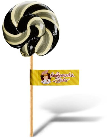 Original Meister Karamellus Cola Lolli (6x50g) - 100% Handarbeit aus deutscher Manufaktur/Riesen Lolli, Lollipop mit Natürlichen Zutaten - Lutscher als Süßigkeit für Kinder & Erwachsene