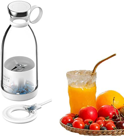 Freshjuice-portable Mini Blender, Fresh Juice Mini Fast Portable Blender, Mini Fast Portable Fresh Juice (White)
