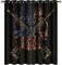 INSFBRB Abstrakte Vorhänge mit amerikanischer Flagge, Unabhängigkeitstag, Fantasie, Galaxie, Gothic-Flagge, Farben, Totenkopf, Verdunkelungsvorhänge für Schlafzimmer, 106.7x114.3 cm