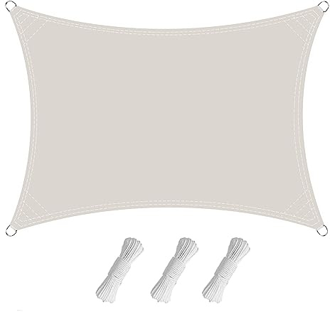Sonnentuch Schattensegel, 2×2 M Sonnenschutz Set Viele Größe und Farben, Segeltuch Pergola, Wetterschutz Wasserabweisend UV-Schutz, 420D Oxford-Stoff Sonnensegel wasserdicht für Terrasse, Garten