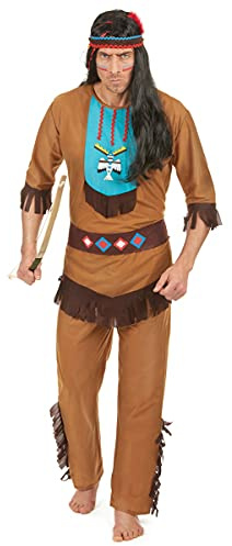 Déguisement indien à motifs homme Jadeo