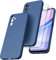 New&Teck Handyhülle hülle für Samsung Galaxy A15 4G/5G + 2 Schutzgläser, aus weichem TPU-Silikon Blau