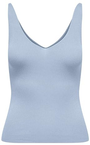 JDY Damen Jdynanna S/L Top KNT Noos Tragetasche, Kentucky Blue, Small