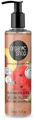 Organic Shop Shower Gel Hydrating Bellini, please! Watermelon & Peach, 280 ml