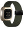 Zythtic Armband Kompatibel mit Fitbit Versa 3/4, Sense/Sense 2 - Nylonarmband mit Magnetverschluss, Armee Grün