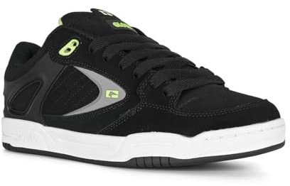 Globe Agent Skate Shoes - Black/Lime, 8 UK