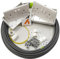 A1Electrics Socket Wiring Kit, 2 Gang Sockets with Surface Box, 2.5mm Twin and Earth Cable, Clips and Conduit Accessories
